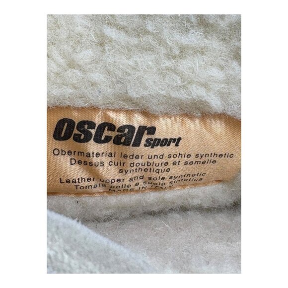 Oscar Sport Genuine Fur Cream Suede Apres‑Ski Mid Calf Boots - Picture 8 of 11
